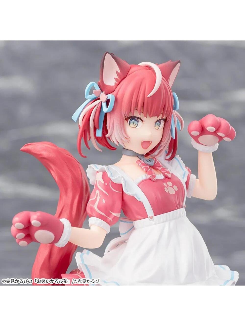 FuRyu Akami Karubi Tenitol Anime Figure VTuber Pink New Maid Outfit 120mm